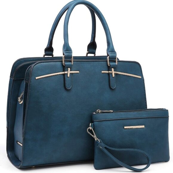 Women Handbag Wallet Tote Shoulder Hobo Bag Top Handle Satchel Purse Set 2pcs wi - Picture 1 of 5